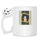 Кружка с футбольным мячиком