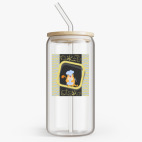 Банка с бамбуковой крышкой