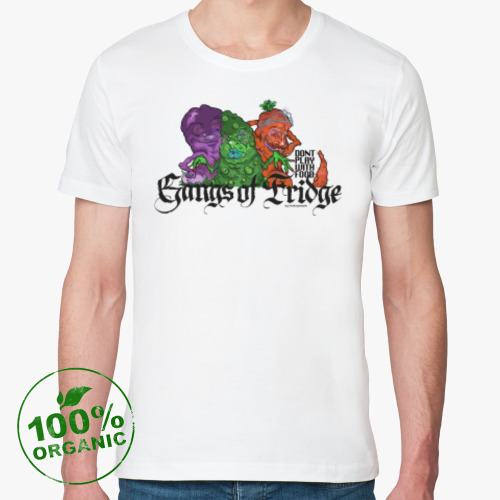 Футболка из органик-хлопка DON'T PLAY WITH FOOD