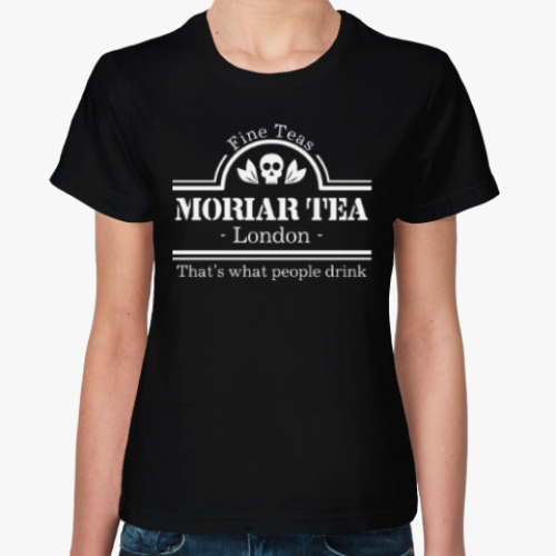 Женская футболка с принтом Moriar tea