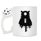 Кружка с футбольным мячиком