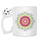 Кружка с футбольным мячиком