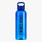 Прозрачная спортивная бутылка