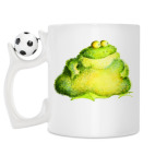 Кружка с футбольным мячиком