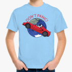 Детская классическая футболка Первый запуск Falcon Heavy