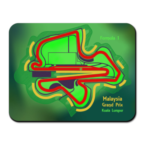 Коврик для мыши Формула 1 Куала-Лумпур