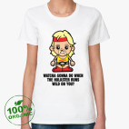 Женская футболка органик