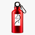 Металлическая бутылка 400 мл UV-DTF