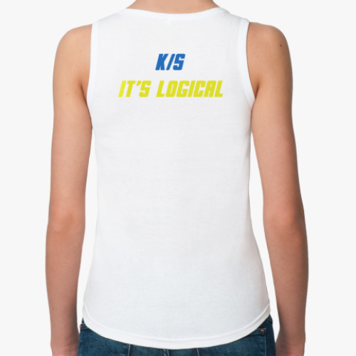 Женская майка с принтом  майка