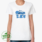 Женская футболка органик