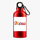 Металлическая бутылка 400 мл UV-DTF