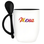 Кружка с ложкой