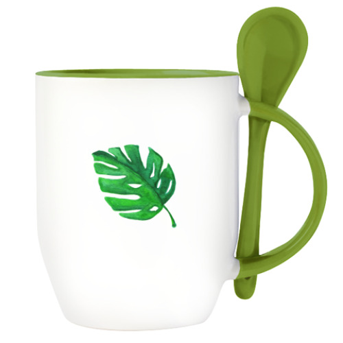 Кружка с ложкой "Турецкий мандарин"