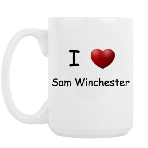 Кружка I Love Dean Winchester