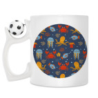 Кружка с футбольным мячиком