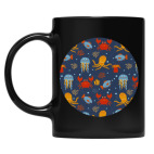 Кружка цветная UV-DTF