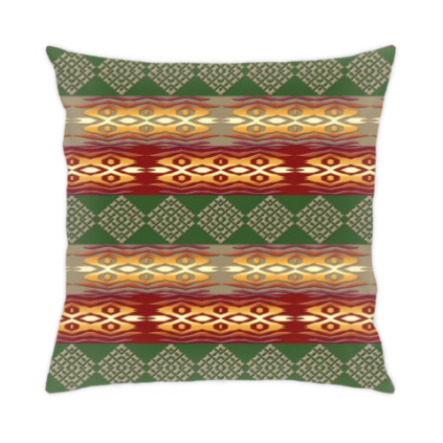Подушка с принтом Этнический мотив