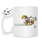 Кружка с футбольным мячиком