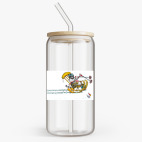 Банка с бамбуковой крышкой