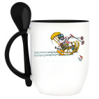 Кружка с ложкой