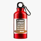 Металлическая бутылка 400 мл UV-DTF