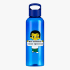 Прозрачная спортивная бутылка