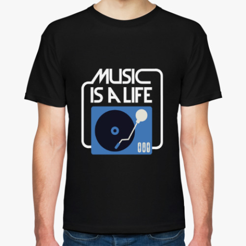 Футболка Music is a Life