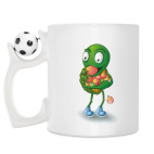 Кружка с футбольным мячиком