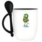 Кружка с ложкой