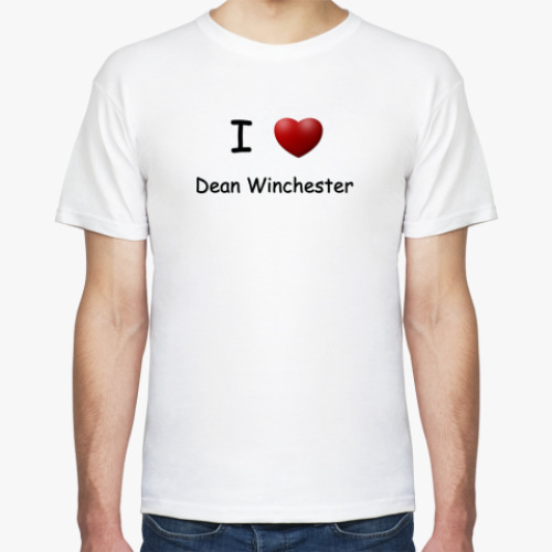 Футболка I Love Dean Winchester
