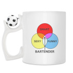 Кружка с футбольным мячиком