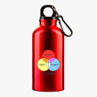 Металлическая бутылка 400 мл UV-DTF