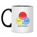 Кружка двухцветная