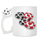 Кружка с футбольным мячиком