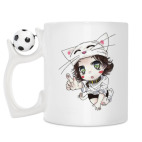 Кружка с футбольным мячиком
