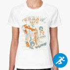 Женская спортивная футболка