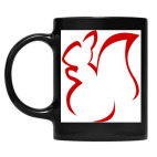 Кружка цветная UV-DTF