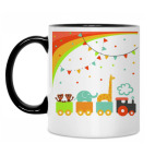 Кружка двухцветная