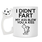 Кружка с футбольным мячиком