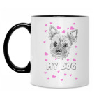 Кружка двухцветная