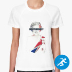 Женская спортивная футболка