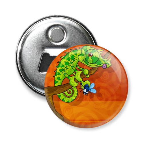 Магнит-открывашка с принтом  Живность