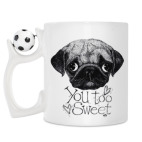 Кружка с футбольным мячиком