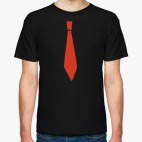 Классическая футболка Забавный галстук
