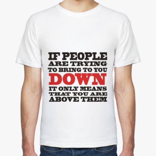 Футболка If people are trying