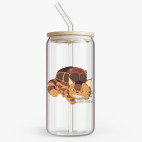 Банка с бамбуковой крышкой