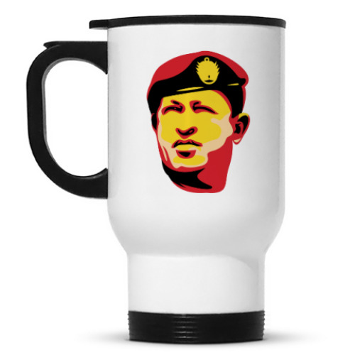 Кружка-термос с принтом Уго Чавес