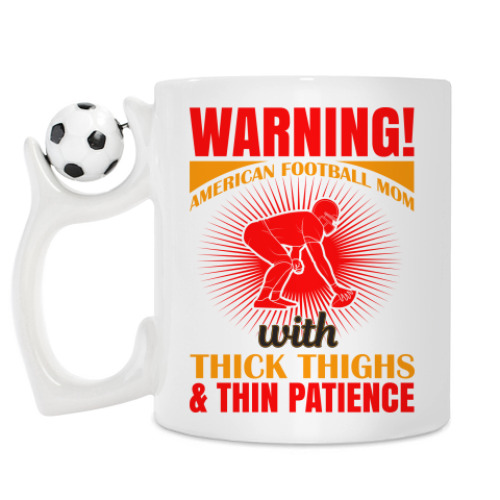 Кружка с принтом football