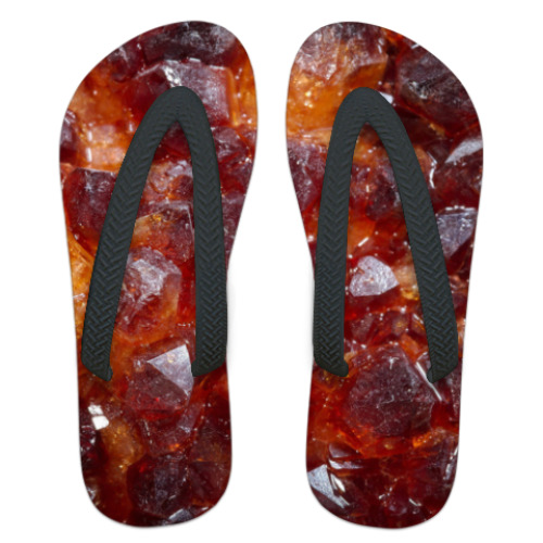 Шлепанцы (сланцы) Горящие угли