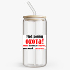 Банка с бамбуковой крышкой